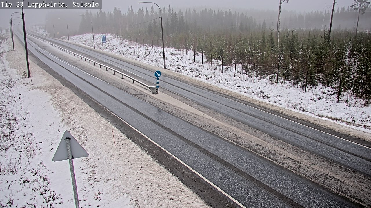 Weather Camera Image Road 23 Leppävirta, Soisalo, Leppävirta, Pohjois-Savo