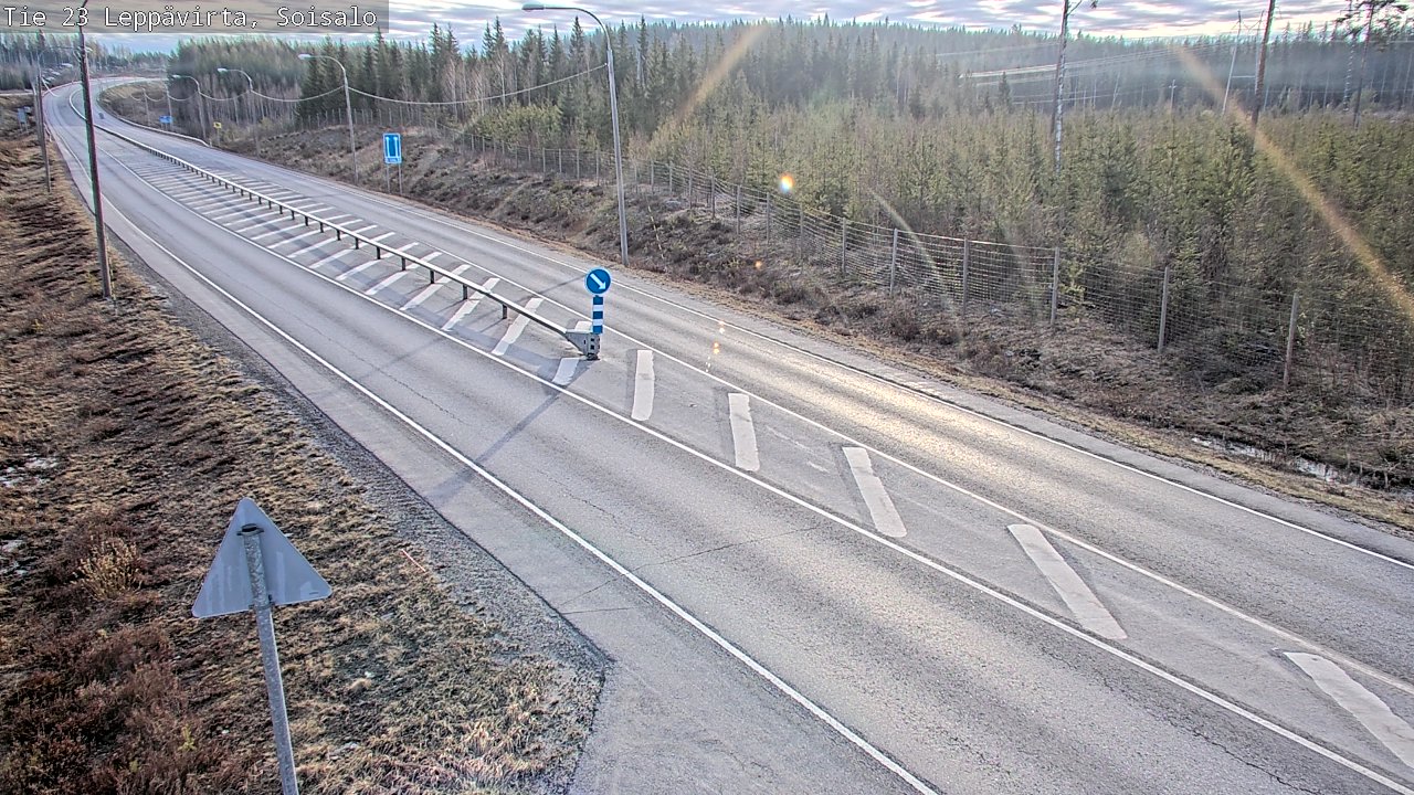 Weather Camera Image Väg 23 Leppävirta, Soisalo, Leppävirta, Pohjois-Savo
