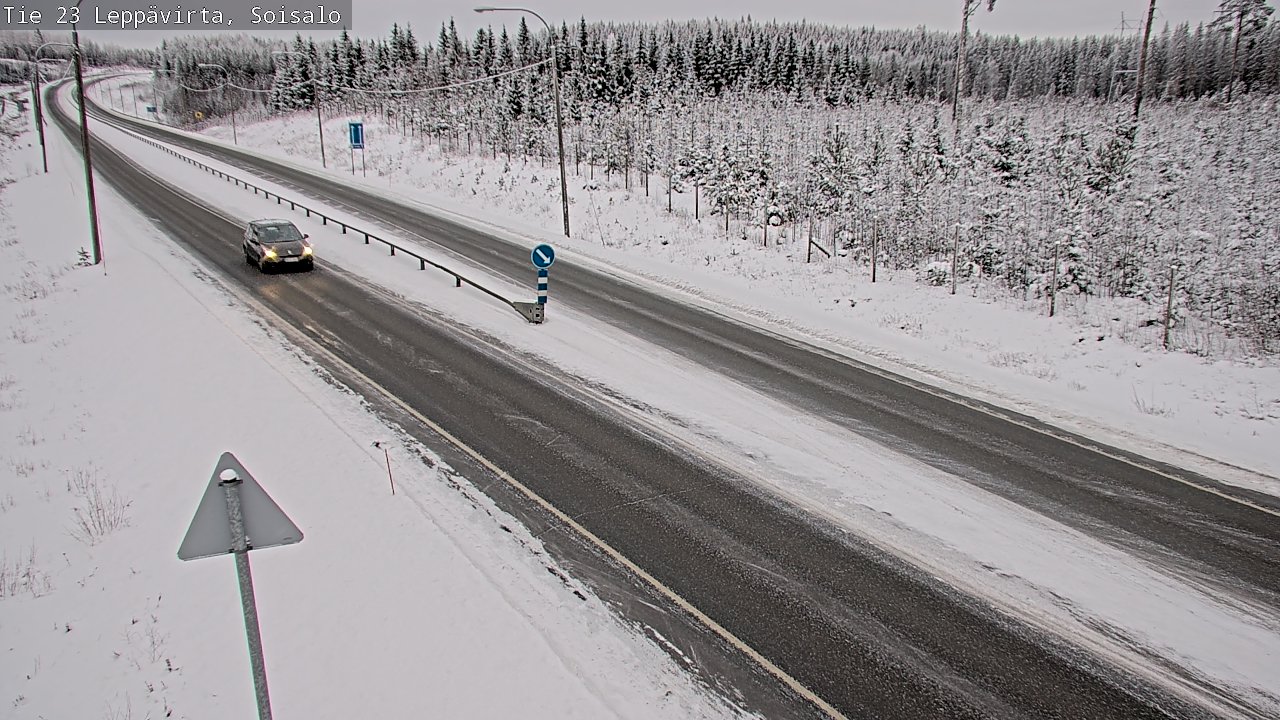 Weather Camera Image Road 23 Leppävirta, Soisalo, Leppävirta, Pohjois-Savo