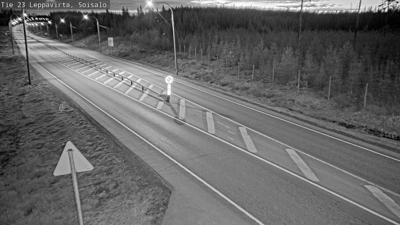 Weather Camera Image Väg 23 Leppävirta, Soisalo, Leppävirta, Pohjois-Savo
