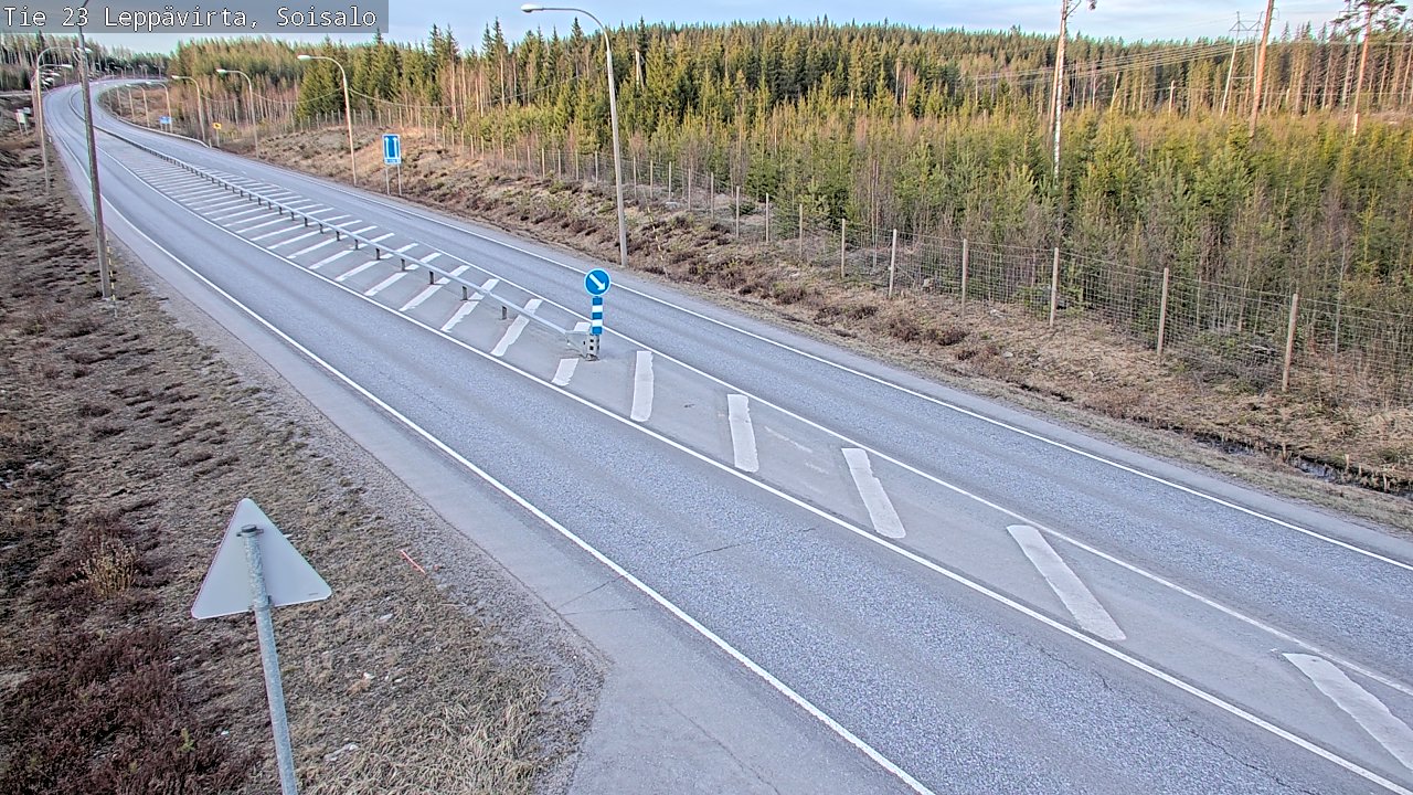 Weather Camera Image Väg 23 Leppävirta, Soisalo, Leppävirta, Pohjois-Savo