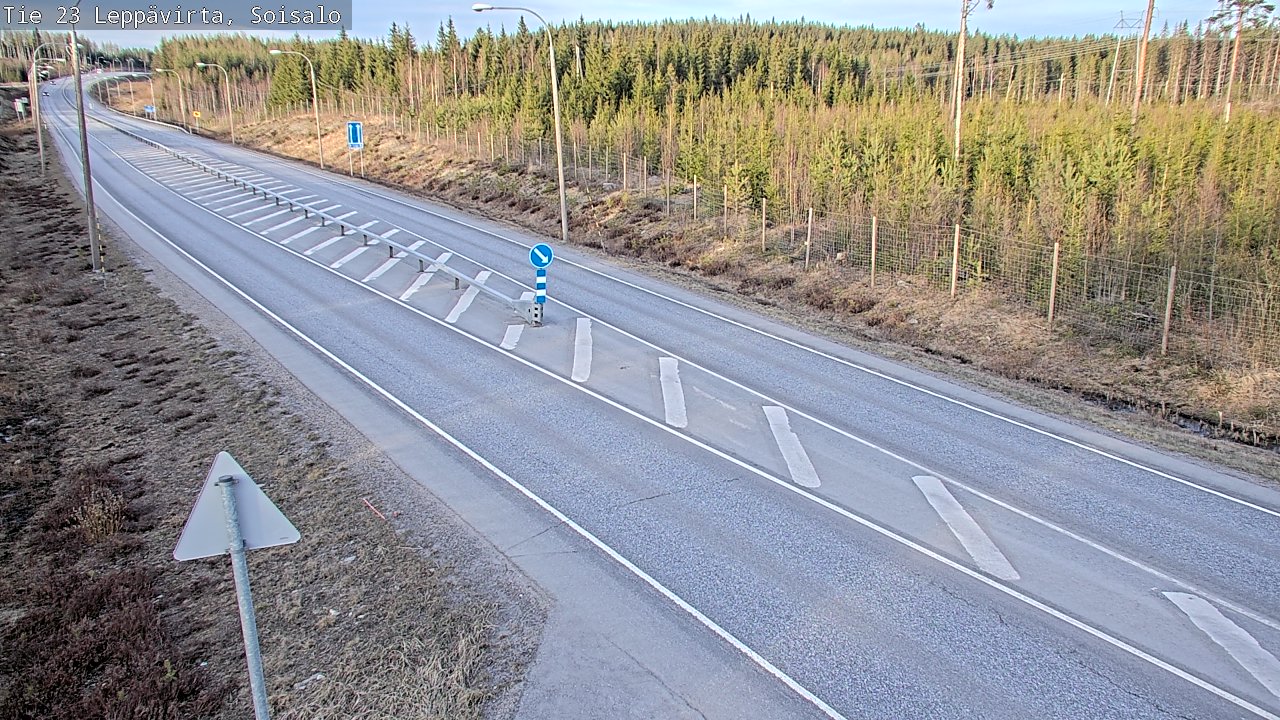 Weather Camera Image Väg 23 Leppävirta, Soisalo, Leppävirta, Pohjois-Savo