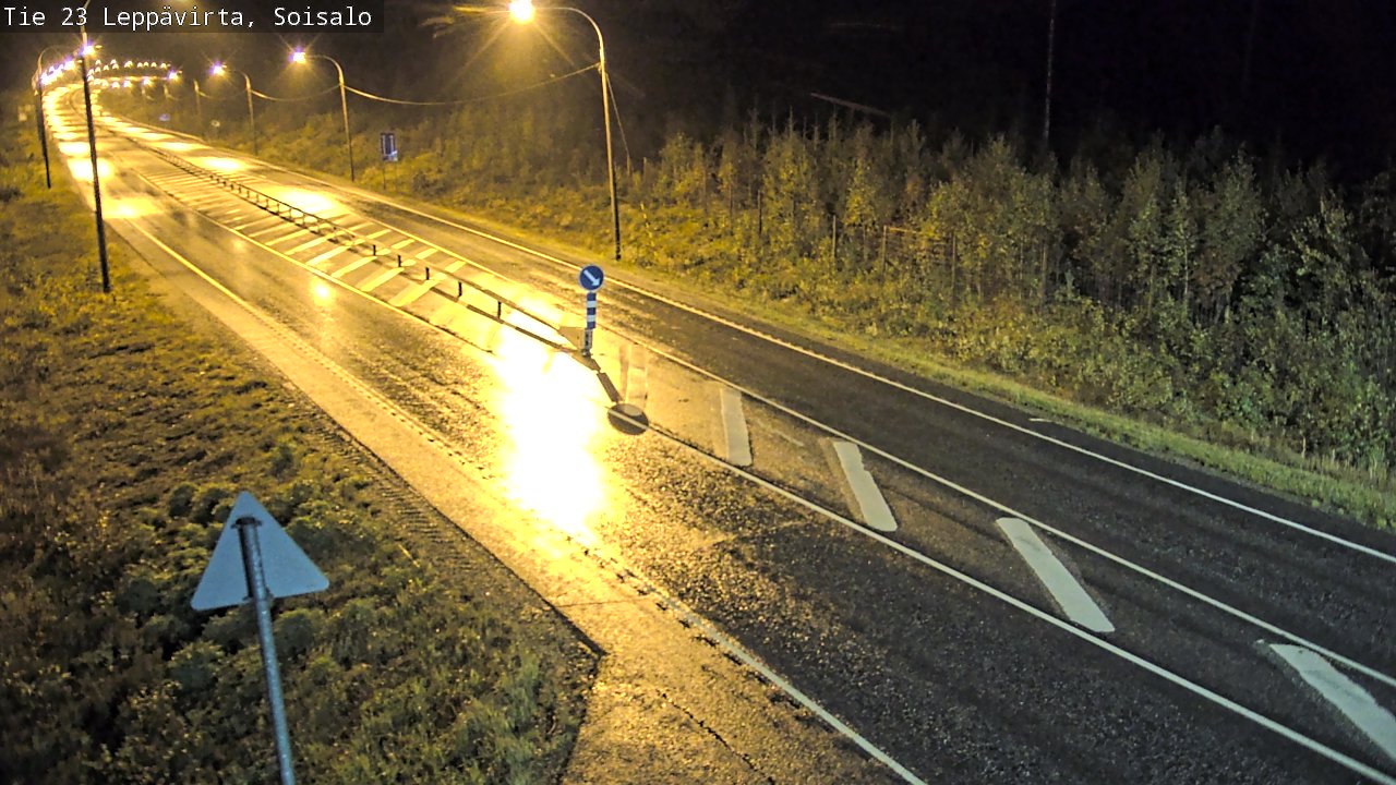 Weather Camera Image Road 23 Leppävirta, Soisalo, Leppävirta, Pohjois-Savo