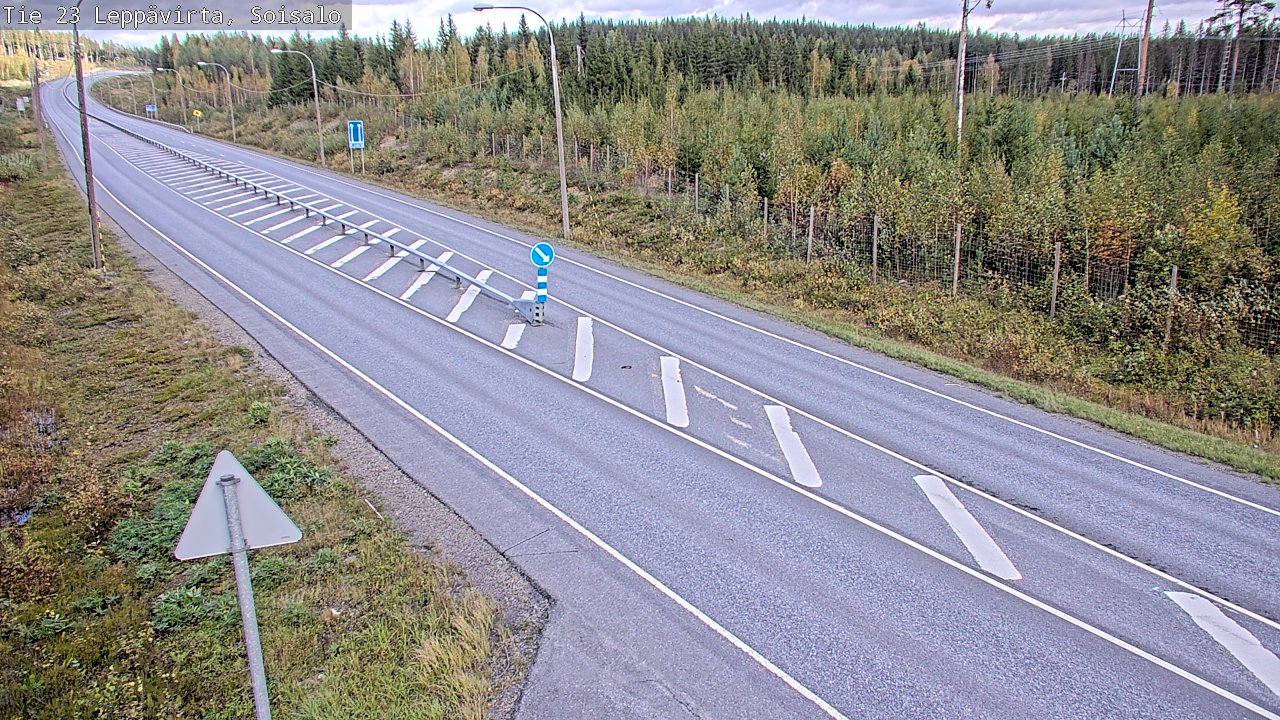 Weather Camera Image Väg 23 Leppävirta, Soisalo, Leppävirta, Pohjois-Savo
