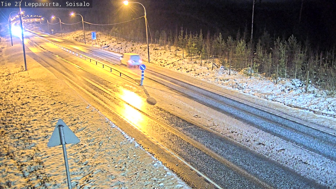 Weather Camera Image Road 23 Leppävirta, Soisalo, Leppävirta, Pohjois-Savo