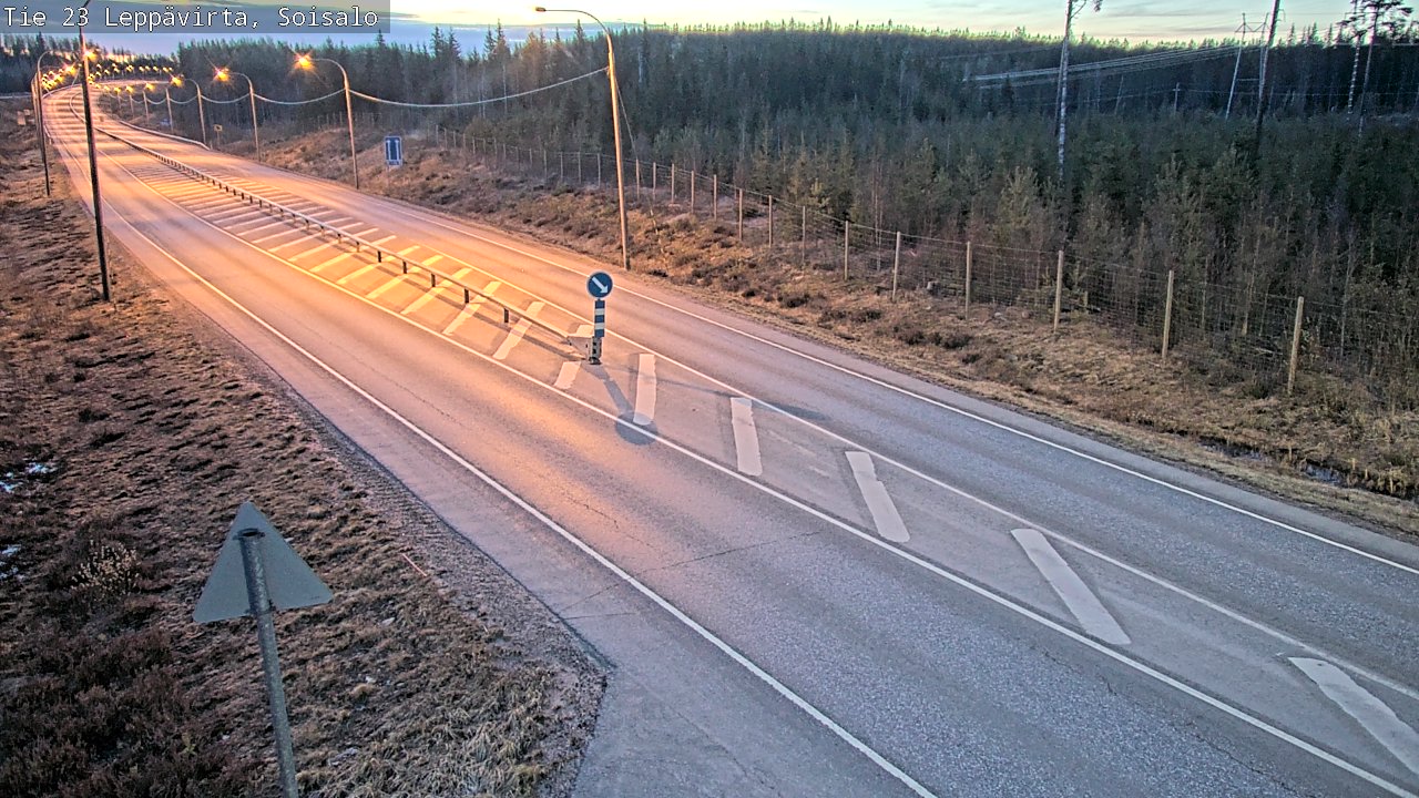 Kelikamerat Kuva Tie 23 Leppävirta, Soisalo, Leppävirta, Pohjois-Savo