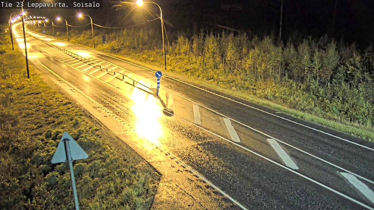 Weather Camera Image Road 23 Leppävirta, Soisalo, Leppävirta, Pohjois-Savo