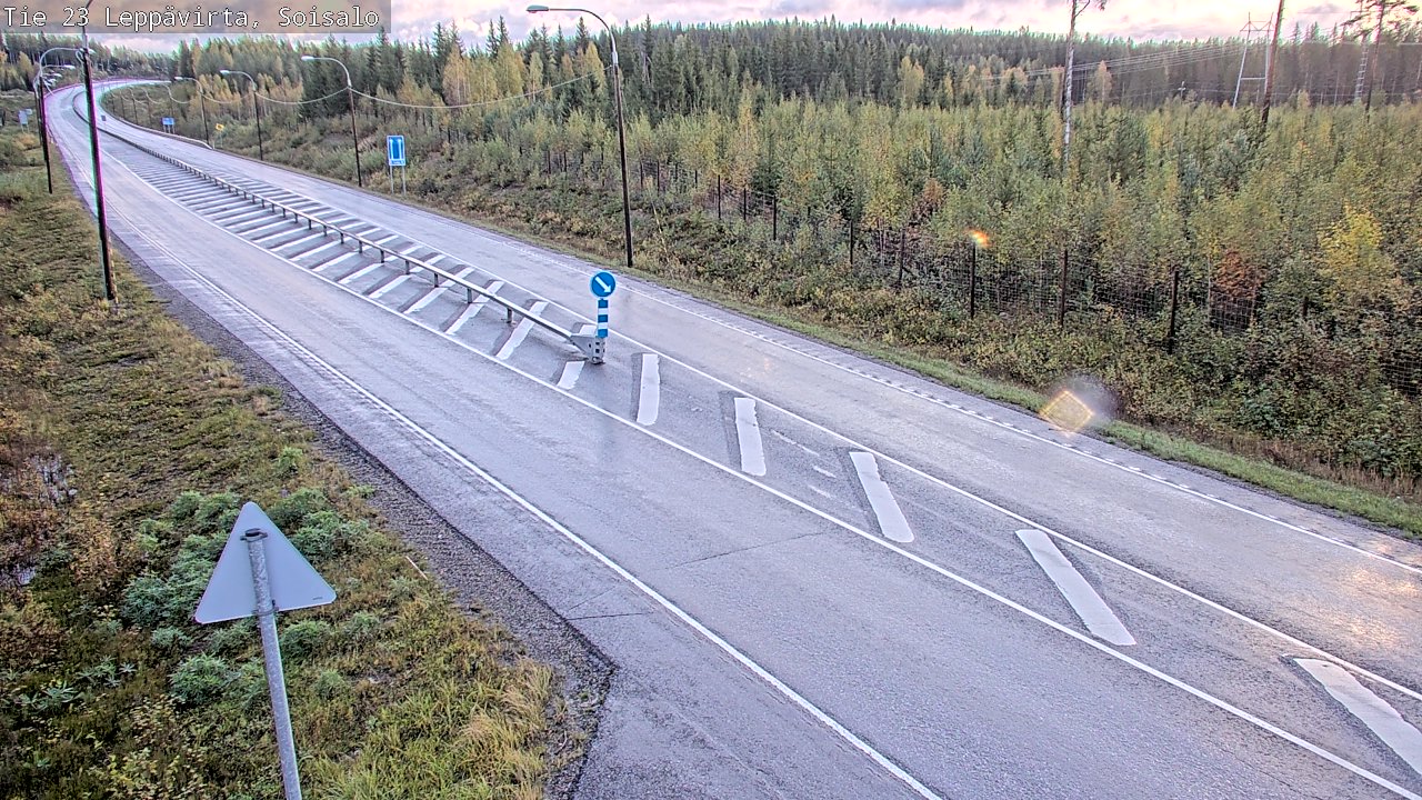 Weather Camera Image Road 23 Leppävirta, Soisalo, Leppävirta, Pohjois-Savo