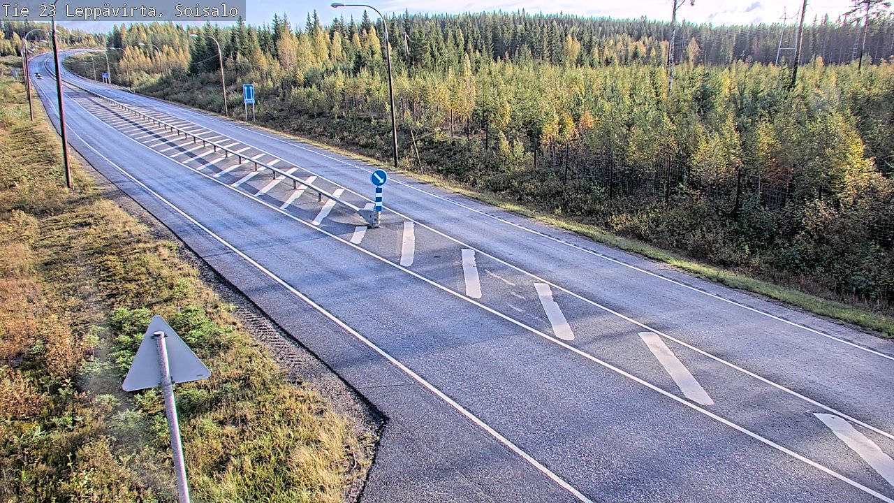 Weather Camera Image Road 23 Leppävirta, Soisalo, Leppävirta, Pohjois-Savo