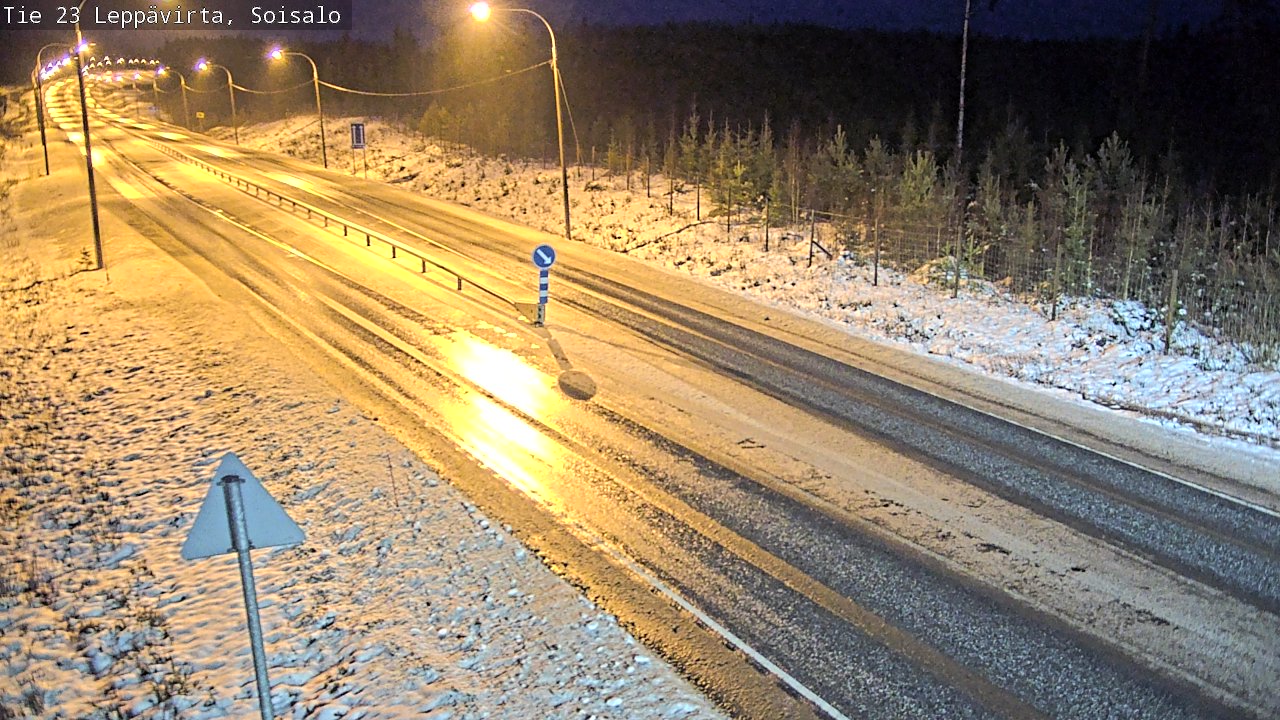 Weather Camera Image Road 23 Leppävirta, Soisalo, Leppävirta, Pohjois-Savo