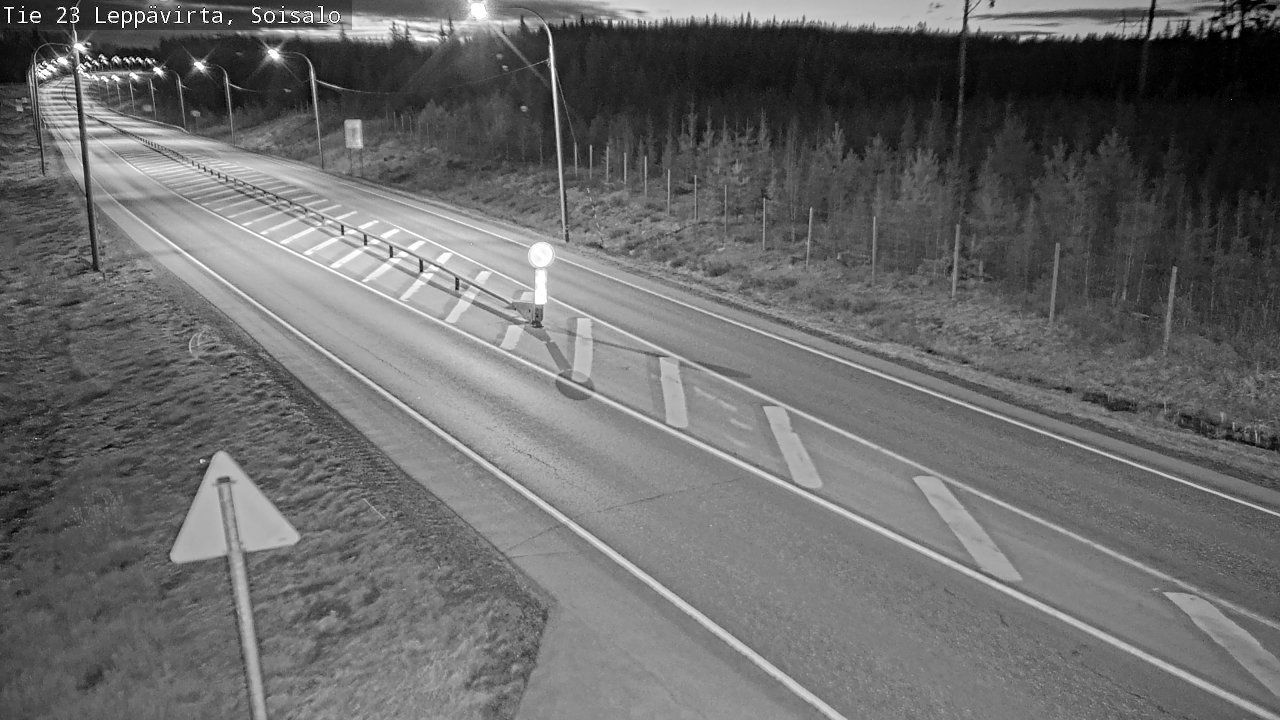 Weather Camera Image Väg 23 Leppävirta, Soisalo, Leppävirta, Pohjois-Savo