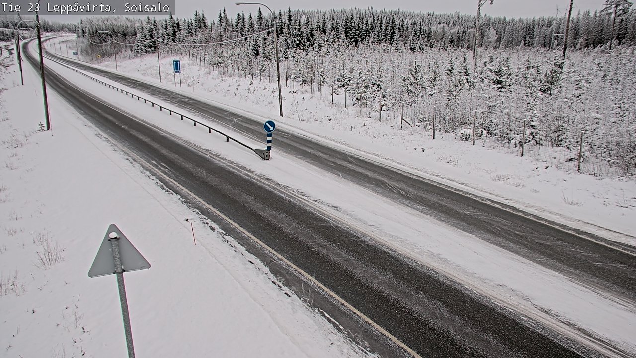 Weather Camera Image Road 23 Leppävirta, Soisalo, Leppävirta, Pohjois-Savo