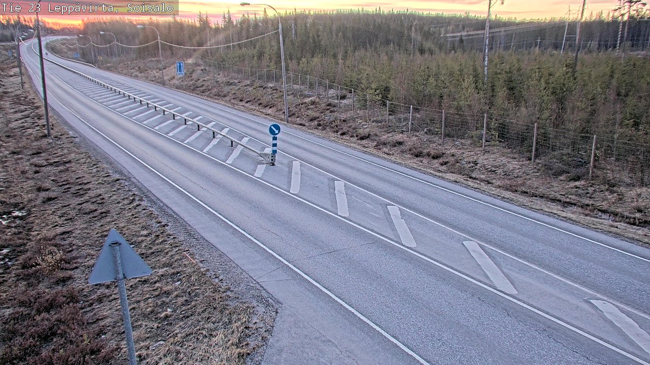 Kelikamerat Kuva Tie 23 Leppävirta, Soisalo, Leppävirta, Pohjois-Savo