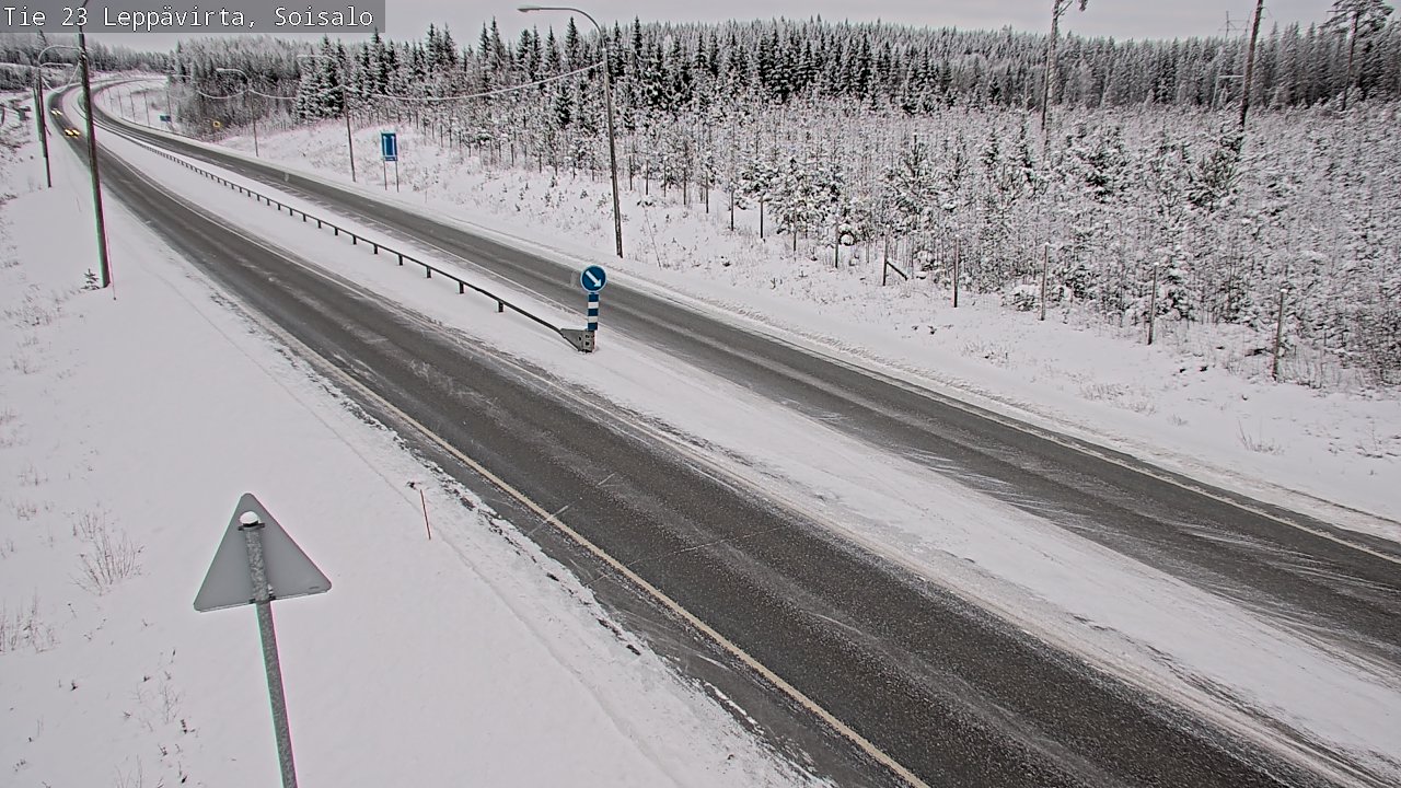 Weather Camera Image Road 23 Leppävirta, Soisalo, Leppävirta, Pohjois-Savo