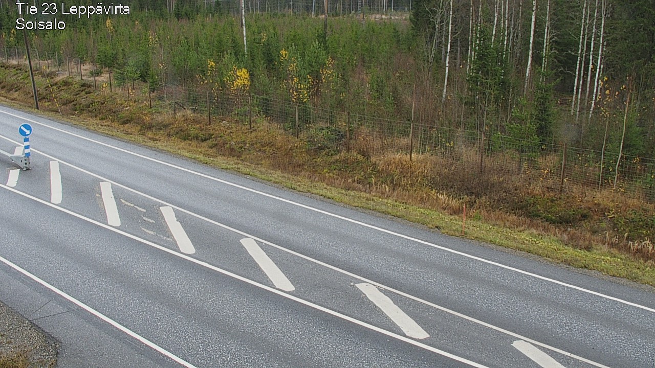 Weather Camera Image Väg 23 Leppävirta, Soisalo, Leppävirta, Pohjois-Savo