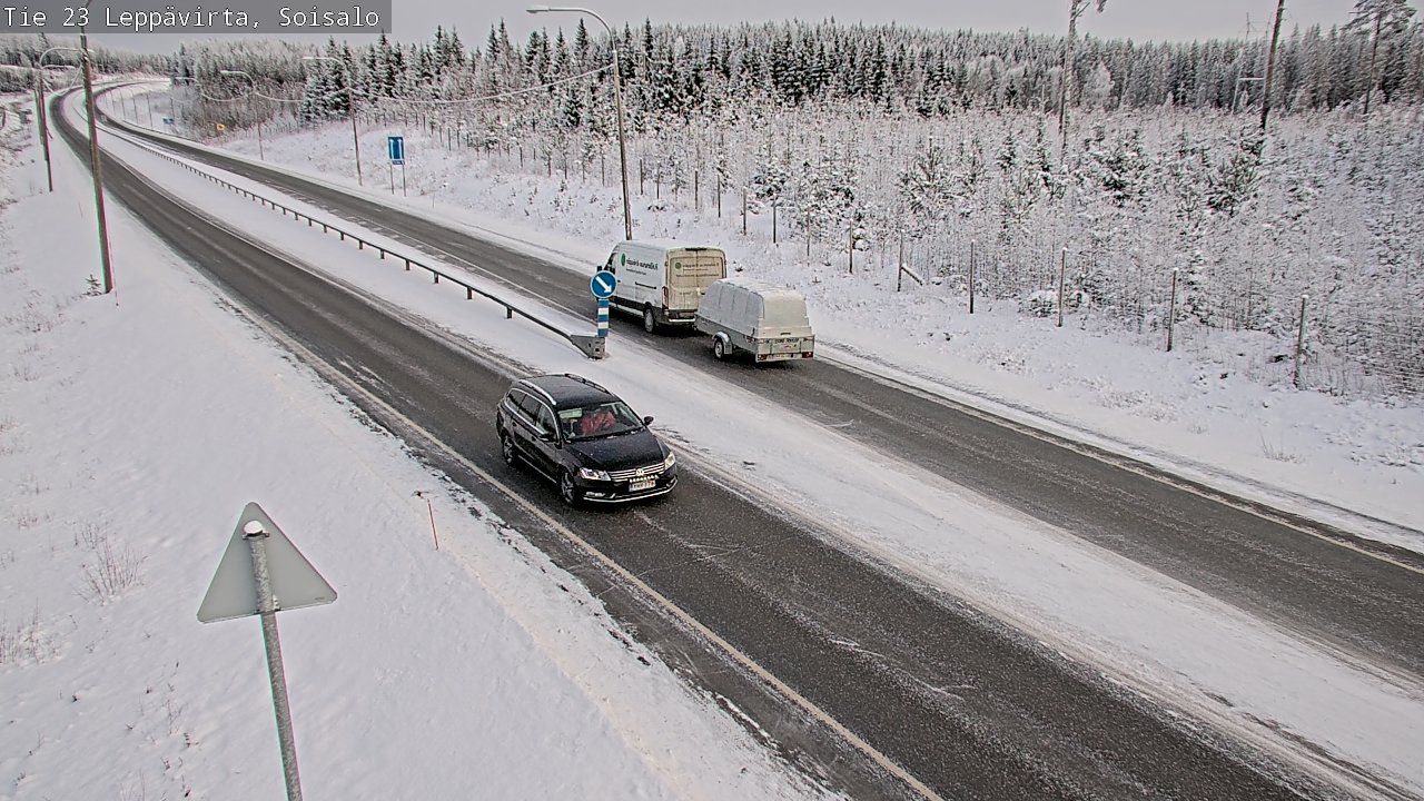 Weather Camera Image Road 23 Leppävirta, Soisalo, Leppävirta, Pohjois-Savo