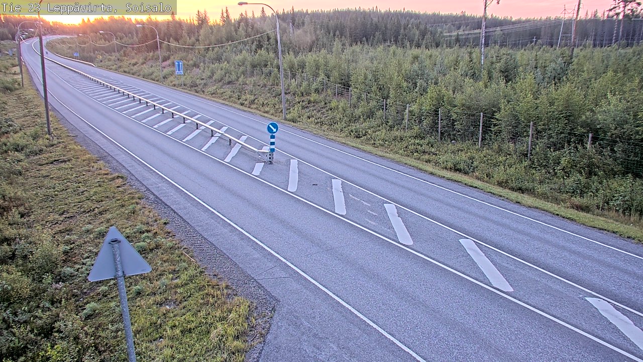 Kelikamerat Kuva Tie 23 Leppävirta, Soisalo, Leppävirta, Pohjois-Savo