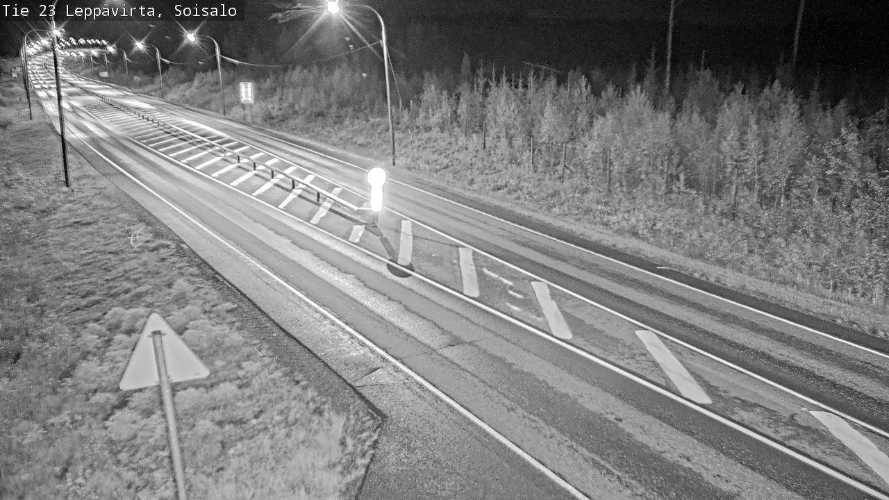 Weather Camera Image Road 23 Leppävirta, Soisalo, Leppävirta, Pohjois-Savo