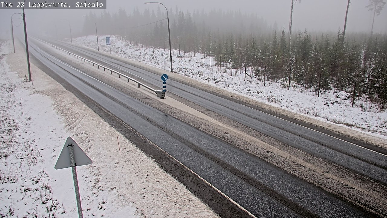 Weather Camera Image Road 23 Leppävirta, Soisalo, Leppävirta, Pohjois-Savo