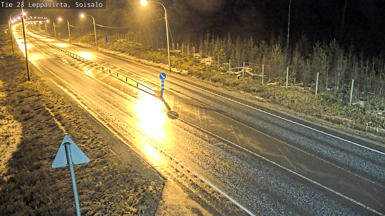 Weather Camera Image Road 23 Leppävirta, Soisalo, Leppävirta, Pohjois-Savo