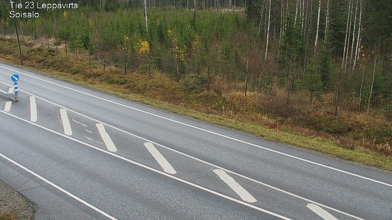 Weather Camera Image Väg 23 Leppävirta, Soisalo, Leppävirta, Pohjois-Savo
