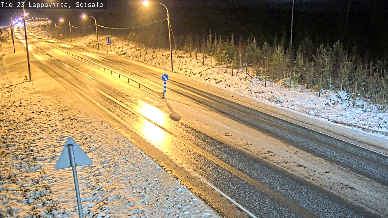 Weather Camera Image Road 23 Leppävirta, Soisalo, Leppävirta, Pohjois-Savo