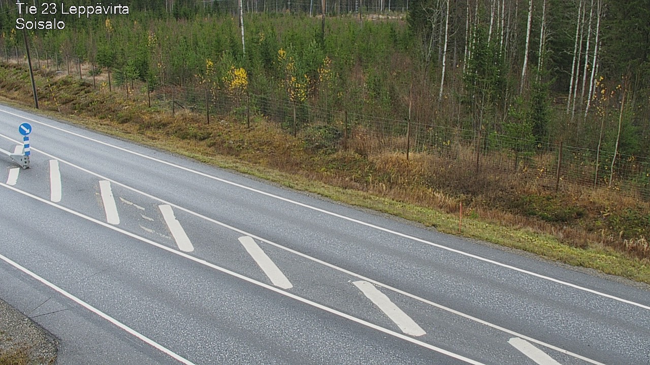 Weather Camera Image Väg 23 Leppävirta, Soisalo, Leppävirta, Pohjois-Savo