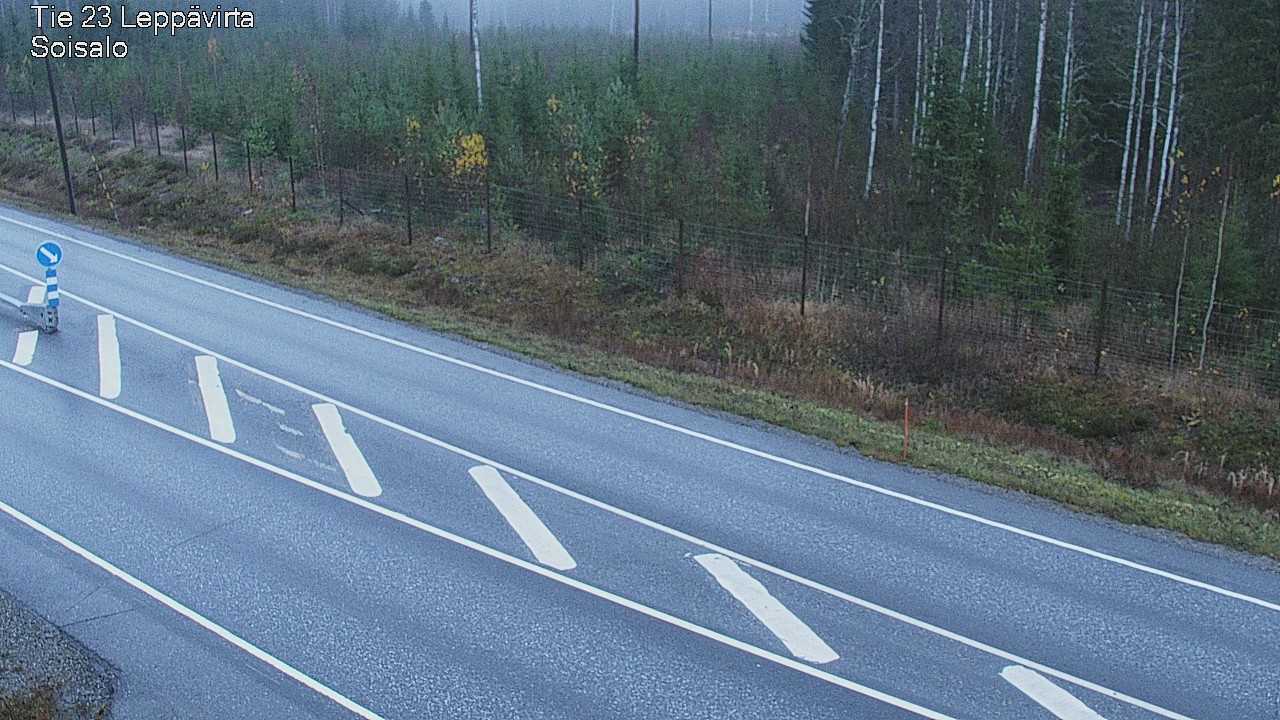 Weather Camera Image Väg 23 Leppävirta, Soisalo, Leppävirta, Pohjois-Savo