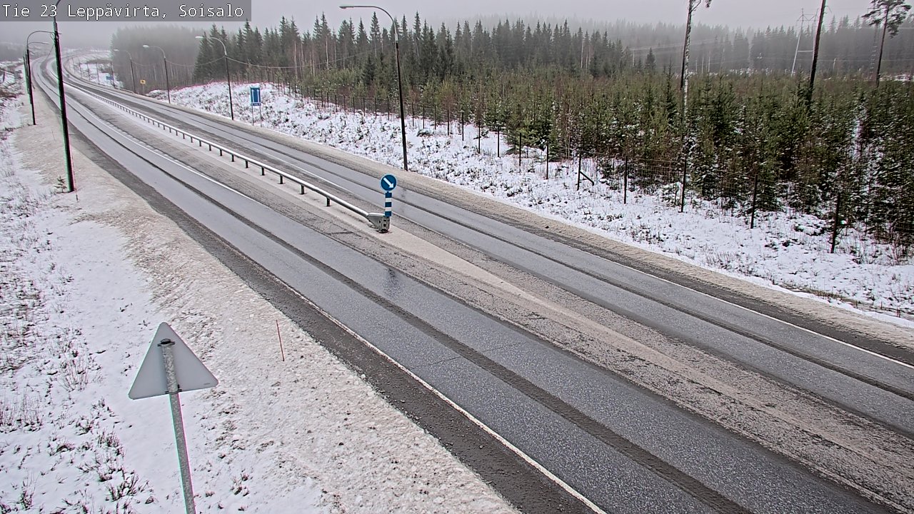 Weather Camera Image Road 23 Leppävirta, Soisalo, Leppävirta, Pohjois-Savo