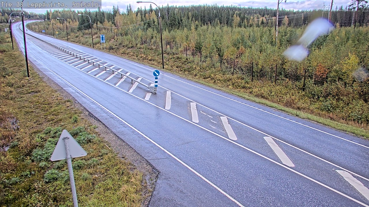 Weather Camera Image Road 23 Leppävirta, Soisalo, Leppävirta, Pohjois-Savo