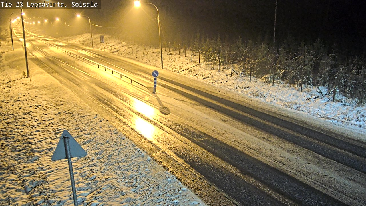 Weather Camera Image Road 23 Leppävirta, Soisalo, Leppävirta, Pohjois-Savo