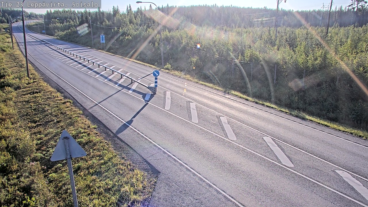 Weather Camera Image Road 23 Leppävirta, Soisalo, Leppävirta, Pohjois-Savo