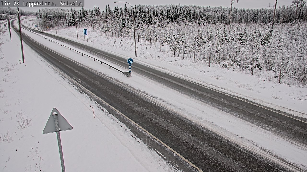 Weather Camera Image Road 23 Leppävirta, Soisalo, Leppävirta, Pohjois-Savo