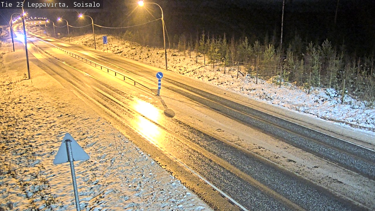 Weather Camera Image Road 23 Leppävirta, Soisalo, Leppävirta, Pohjois-Savo