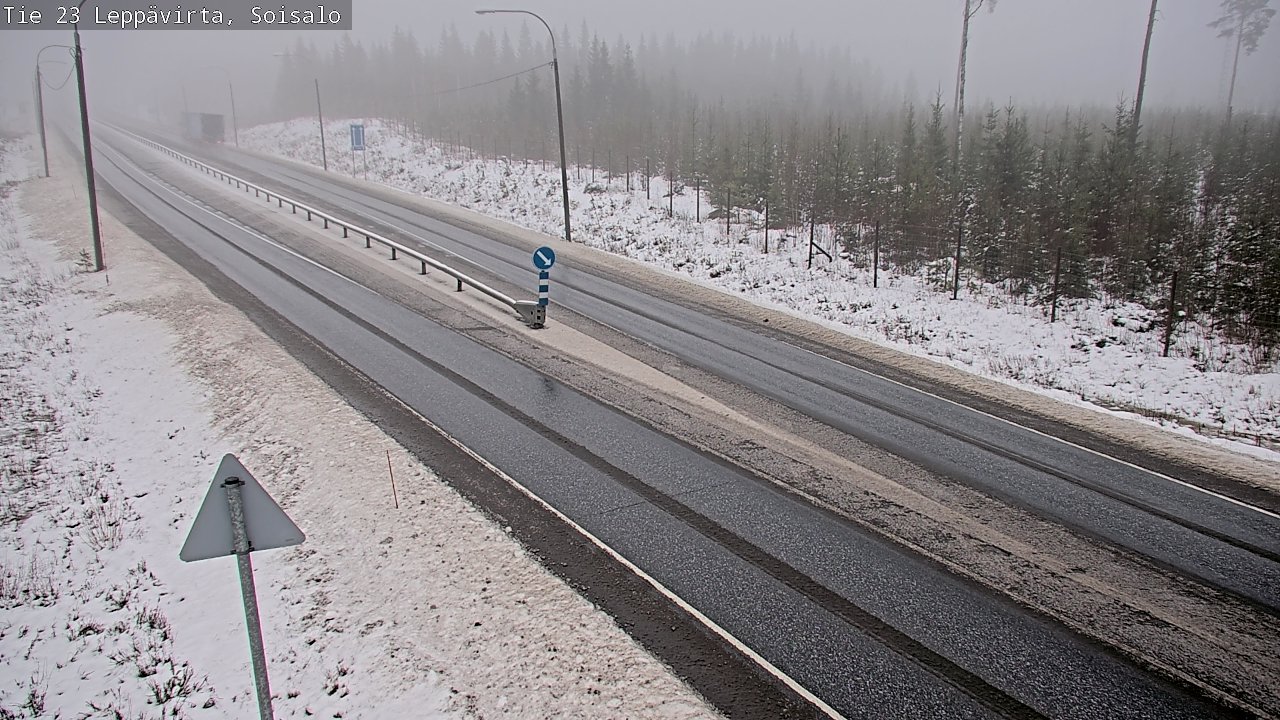 Weather Camera Image Road 23 Leppävirta, Soisalo, Leppävirta, Pohjois-Savo