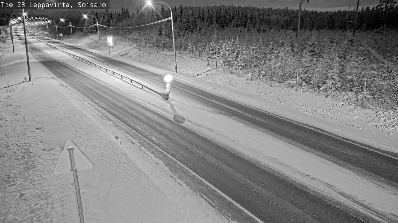 Weather Camera Image Road 23 Leppävirta, Soisalo, Leppävirta, Pohjois-Savo