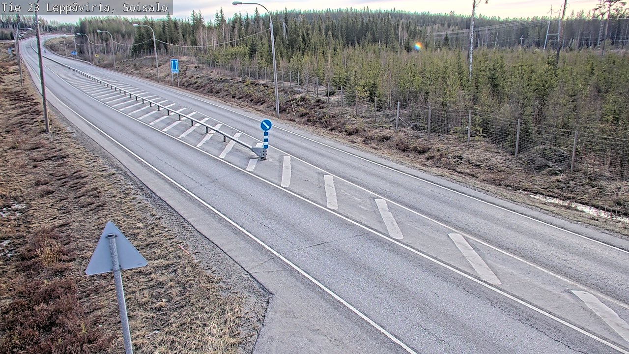 Weather Camera Image Väg 23 Leppävirta, Soisalo, Leppävirta, Pohjois-Savo