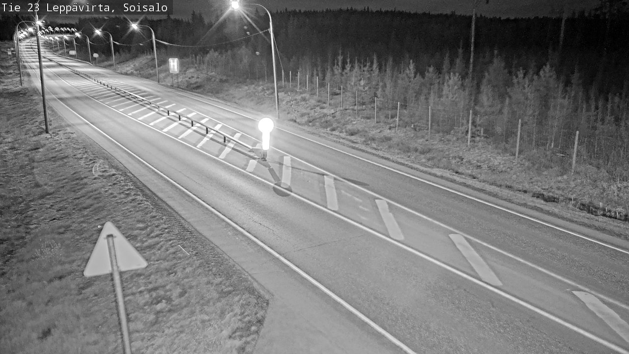 Weather Camera Image Väg 23 Leppävirta, Soisalo, Leppävirta, Pohjois-Savo