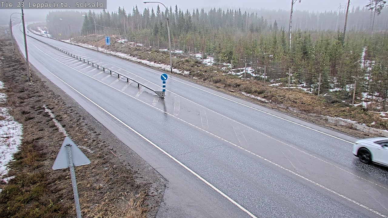 Weather Camera Image Road 23 Leppävirta, Soisalo, Leppävirta, Pohjois-Savo