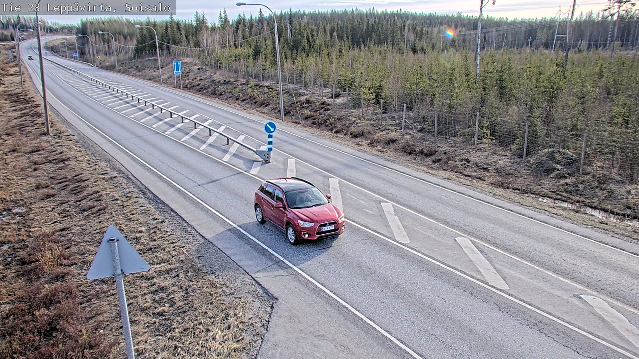 Weather Camera Image Väg 23 Leppävirta, Soisalo, Leppävirta, Pohjois-Savo