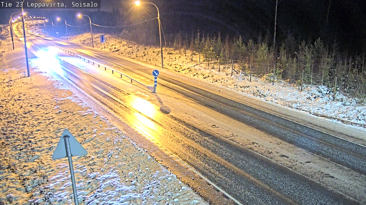 Weather Camera Image Road 23 Leppävirta, Soisalo, Leppävirta, Pohjois-Savo