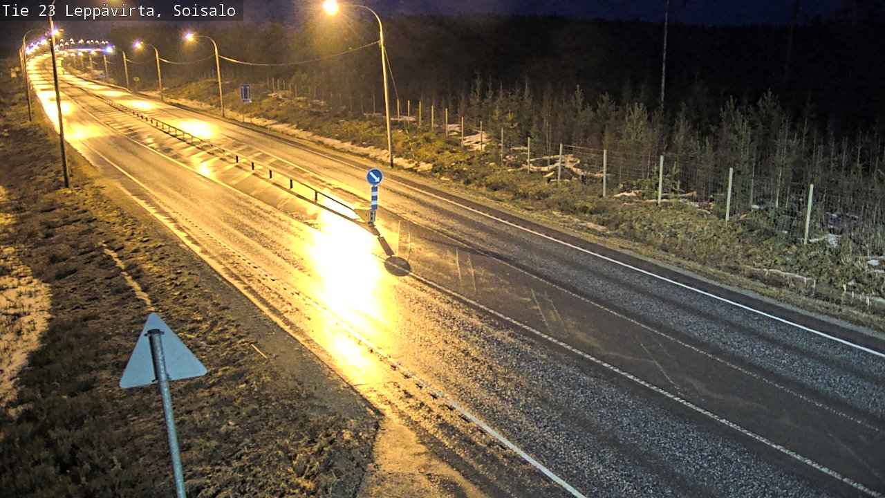 Weather Camera Image Road 23 Leppävirta, Soisalo, Leppävirta, Pohjois-Savo