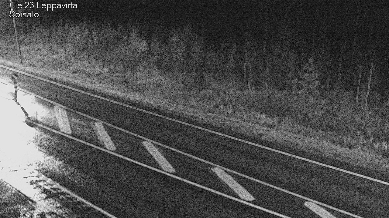 Weather Camera Image Road 23 Leppävirta, Soisalo, Leppävirta, Pohjois-Savo