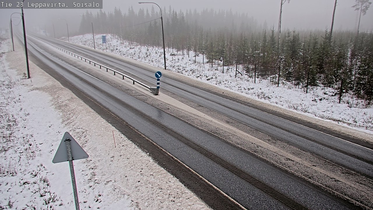 Weather Camera Image Road 23 Leppävirta, Soisalo, Leppävirta, Pohjois-Savo