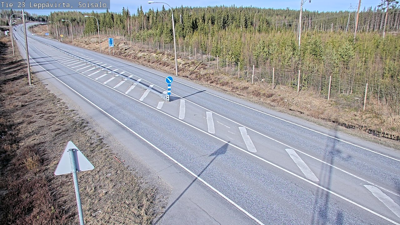 Weather Camera Image Väg 23 Leppävirta, Soisalo, Leppävirta, Pohjois-Savo