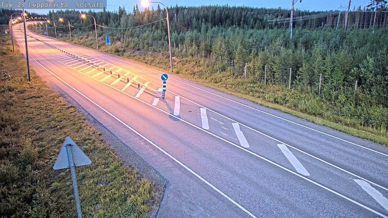 Kelikamerat Kuva Tie 23 Leppävirta, Soisalo, Leppävirta, Pohjois-Savo