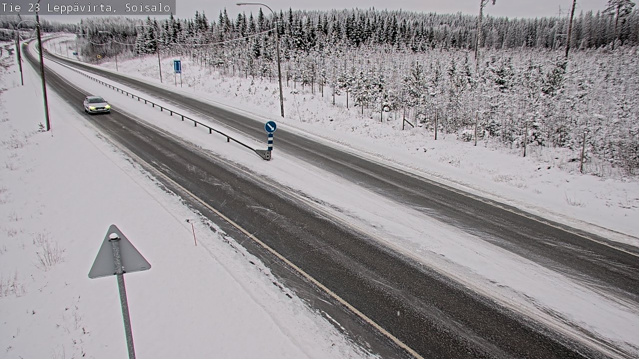 Weather Camera Image Road 23 Leppävirta, Soisalo, Leppävirta, Pohjois-Savo