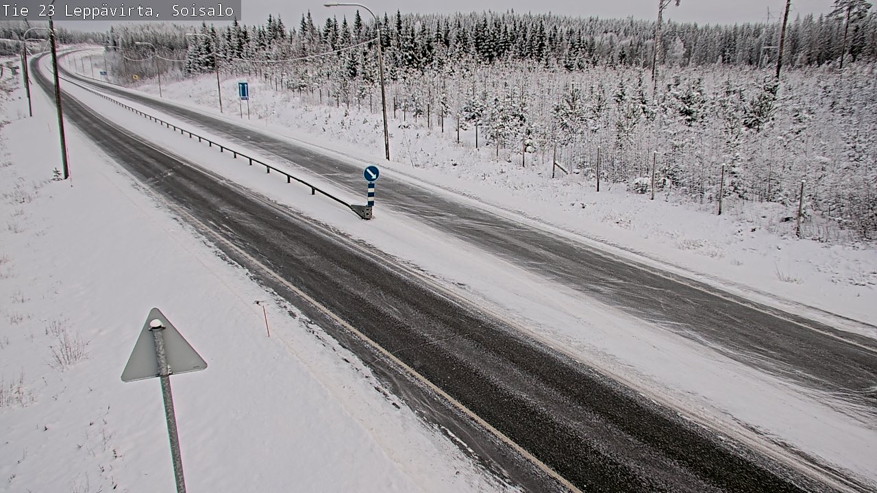Weather Camera Image Road 23 Leppävirta, Soisalo, Leppävirta, Pohjois-Savo