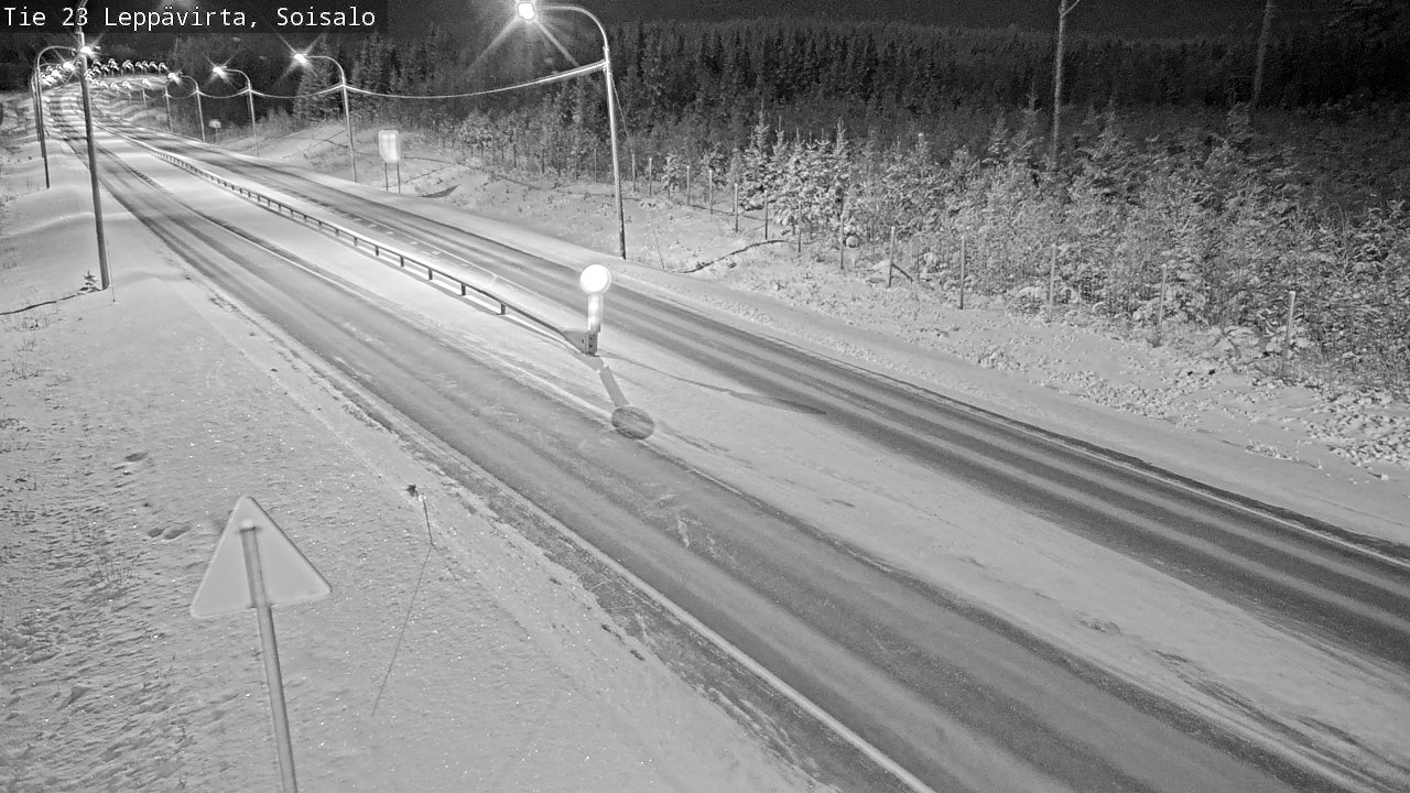 Weather Camera Image Road 23 Leppävirta, Soisalo, Leppävirta, Pohjois-Savo