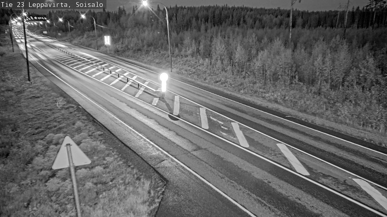 Weather Camera Image Road 23 Leppävirta, Soisalo, Leppävirta, Pohjois-Savo